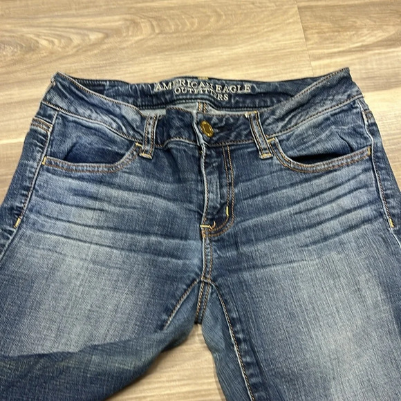 🇺🇸 American eagle outfitters Jegging blue jeans size 4 - Picture 5 of 10